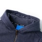 Kinder-Kapuzenpullover mit Reißverschluss Dunkelblau Melange 128 Kinder-Kapuzenpullover mit Reißverschluss Dunkelblau Melange 128