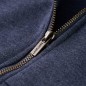 Kinder-Kapuzenpullover mit Reißverschluss Dunkelblau Melange 128 Kinder-Kapuzenpullover mit Reißverschluss Dunkelblau Melange 128