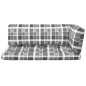 2-Sitzer-Palettensofa Schwarz Imprägniertes Kiefernholz 2-Sitzer-Palettensofa Schwarz Imprägniertes Kiefernholz