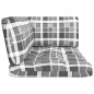 2-Sitzer-Palettensofa Schwarz Imprägniertes Kiefernholz 2-Sitzer-Palettensofa Schwarz Imprägniertes Kiefernholz