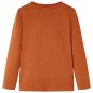 Kinder-Langarmshirt Dunkelorange 128 Kinder-Langarmshirt Dunkelorange 128