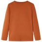 Kinder-Langarmshirt Dunkelorange 104