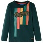 Kinder-Langarmshirt Dunkelgrün 140 Kinder-Langarmshirt Dunkelgrün 140