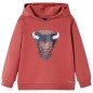 Kinder-Kapuzenpullover Dunkelrot 140 Kinder-Kapuzenpullover Dunkelrot 140