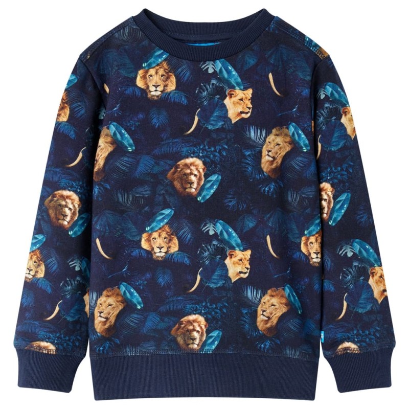 Kinder-Sweatshirt Marineblau 104 Kinder-Sweatshirt Marineblau 104