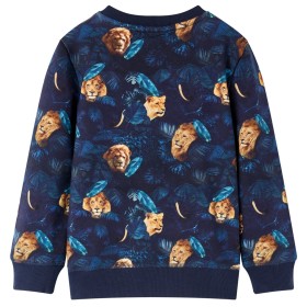 Kinder-Sweatshirt Marineblau 104