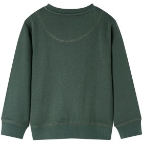Kinder-Sweatshirt Dunkelgrün 116