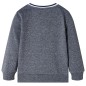 Kinder-Sweatshirt Marineblau Melange 116 Kinder-Sweatshirt Marineblau Melange 116