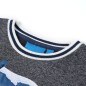 Kinder-Sweatshirt Marineblau Melange 116 Kinder-Sweatshirt Marineblau Melange 116