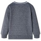 Kinder-Sweatshirt Marineblau Melange 140 Kinder-Sweatshirt Marineblau Melange 140