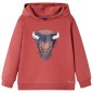 Kinder-Kapuzenpullover Dunkelrot 116 Kinder-Kapuzenpullover Dunkelrot 116