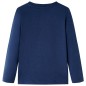 Kinder-Langarmshirt Marineblau Melange 116 Kinder-Langarmshirt Marineblau Melange 116