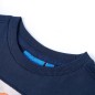 Kinder-Langarmshirt Marineblau Melange 116 Kinder-Langarmshirt Marineblau Melange 116