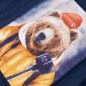 Kinder-Langarmshirt Marineblau Melange 116 Kinder-Langarmshirt Marineblau Melange 116