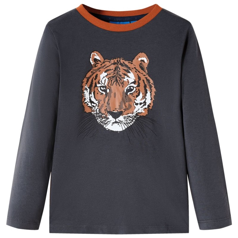 Kinder-Langarmshirt Anthracite 116 Kinder-Langarmshirt Anthracite 116