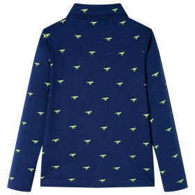 Kinderhemd Marineblau 116