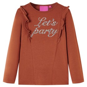 Kinder-Langarmshirt Cognac 92