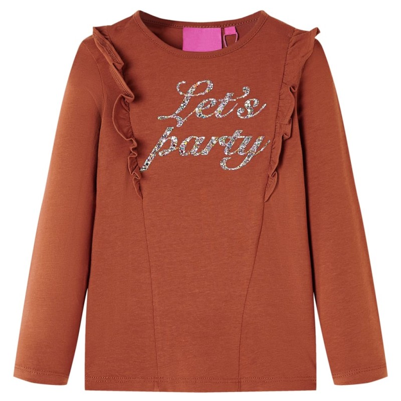 Kinder-Langarmshirt Cognac 92 Kinder-Langarmshirt Cognac 92