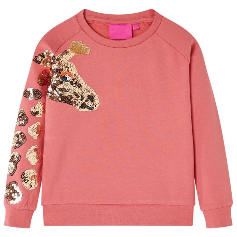 Kinder-Sweatshirt Altrosa 128 Kinder-Sweatshirt Altrosa 128