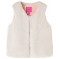 Kinderweste Kunstpelz Beige 104 Kinderweste Kunstpelz Beige 104