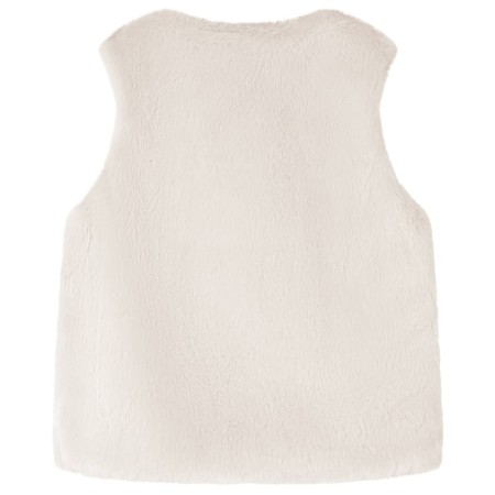 Kinderweste Kunstpelz Beige 128