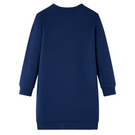 Kinder-Pulloverkleid Marineblau 140