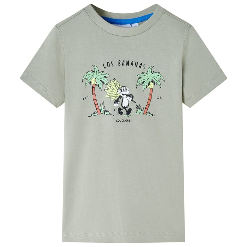 Kinder-T-Shirt Helles Khaki 140 Kinder-T-Shirt Helles Khaki 140
