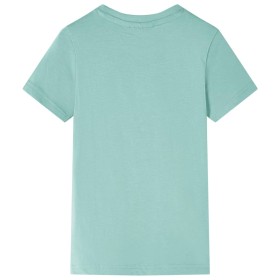 Kinder-T-Shirt Helles Khaki 116