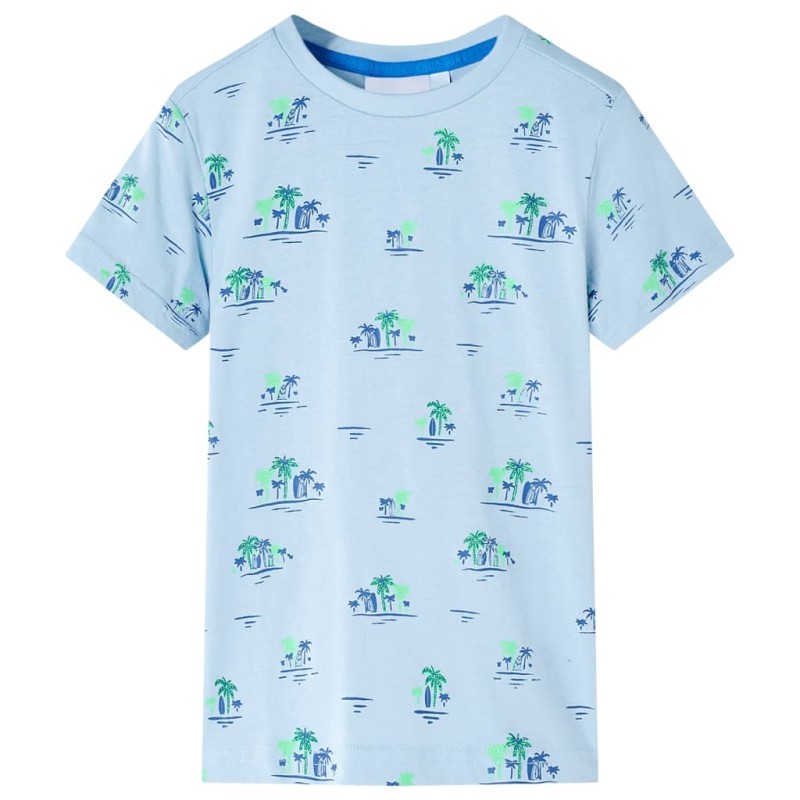Kinder-T-Shirt Hellblau 104 Kinder-T-Shirt Hellblau 104