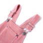 Kinder-Latzkleid Cord Hellrosa 104 Kinder-Latzkleid Cord Hellrosa 104