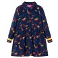 Kinderkleid mit Langen Ärmeln Marineblau 128 Kinderkleid mit Langen Ärmeln Marineblau 128
