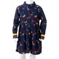 Kinderkleid mit Langen Ärmeln Marineblau 128 Kinderkleid mit Langen Ärmeln Marineblau 128