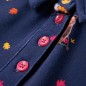 Kinderkleid mit Langen Ärmeln und Kordelzug Marineblau 140 Kinderkleid mit Langen Ärmeln und Kordelzug Marineblau 140