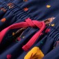 Kinderkleid mit Langen Ärmeln und Kordelzug Marineblau 140 Kinderkleid mit Langen Ärmeln und Kordelzug Marineblau 140