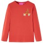 Kinder-Langarmshirt Dunkelrot 116 Kinder-Langarmshirt Dunkelrot 116
