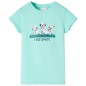 Kinder-T-Shirt Helles Minzgrün 92 Kinder-T-Shirt Helles Minzgrün 92