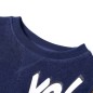 Kinder-Sweatshirt Dunkles Marineblau 128 Kinder-Sweatshirt Dunkles Marineblau 128