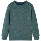 Kinder-Sweatshirt Dunkelgrün Melange 140 Kinder-Sweatshirt Dunkelgrün Melange 140