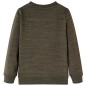Kinder-Sweatshirt Dunkelkhaki Melange 116 Kinder-Sweatshirt Dunkelkhaki Melange 116