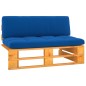 Garten-Paletten-Mittelsofa Honigbraun Imprägniertes Kiefernholz Garten-Paletten-Mittelsofa Honigbraun Imprägniertes Kiefernholz