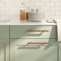 vidaXL Möbelgriffe 10 Stk. Bronzen 160 mm Edelstahl vidaXL Möbelgriffe 10 Stk. Bronzen 160 mm Edelstahl