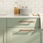 vidaXL Möbelgriffe 10 Stk. Bronzen 160 mm Edelstahl vidaXL Möbelgriffe 10 Stk. Bronzen 160 mm Edelstahl