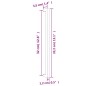 vidaXL Möbelgriffe 5 Stk. Bronzen 320 mm Edelstahl vidaXL Möbelgriffe 5 Stk. Bronzen 320 mm Edelstahl