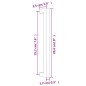vidaXL Möbelgriffe 20 Stk. Silbern 192 mm Edelstahl vidaXL Möbelgriffe 20 Stk. Silbern 192 mm Edelstahl