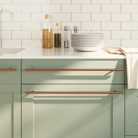 vidaXL Möbelgriffe 20 Stk. Bronzen 480 mm Edelstahl