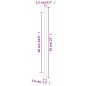 vidaXL Möbelgriffe 20 Stk. Bronzen 480 mm Edelstahl vidaXL Möbelgriffe 20 Stk. Bronzen 480 mm Edelstahl