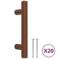 vidaXL Möbelgriffe 20 Stk. Bronzen 64 mm Edelstahl vidaXL Möbelgriffe 20 Stk. Bronzen 64 mm Edelstahl