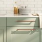 vidaXL Möbelgriffe 10 Stk. Bronzen 224 mm Edelstahl vidaXL Möbelgriffe 10 Stk. Bronzen 224 mm Edelstahl