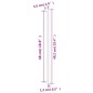 vidaXL Möbelgriffe 10 Stk. Silbern 480 mm Edelstahl vidaXL Möbelgriffe 10 Stk. Silbern 480 mm Edelstahl