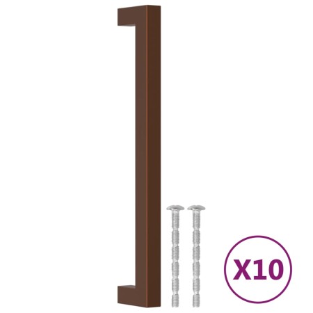 vidaXL Möbelgriffe 10 Stk. Bronzen 192 mm Edelstahl